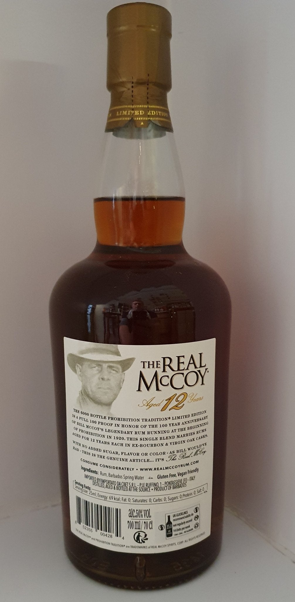 The Real McCoy - 12 Years 100 Proof 100th Anniversary 50 % 0,7 L Sonderedition Barbados Foursquare 2020 Anlässlich 100th Proh