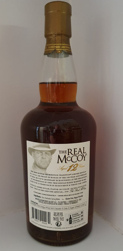 The Real McCoy - 12 Years 100 Proof 100th Anniversary 50 % 0,7 L Sonderedition Barbados Foursquare 2020 Anlässlich 100th Proh