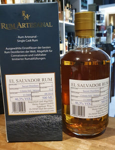 RA El Salvador 2008 11y 0,5l 46,3% vol. single cask Rum Artesanal