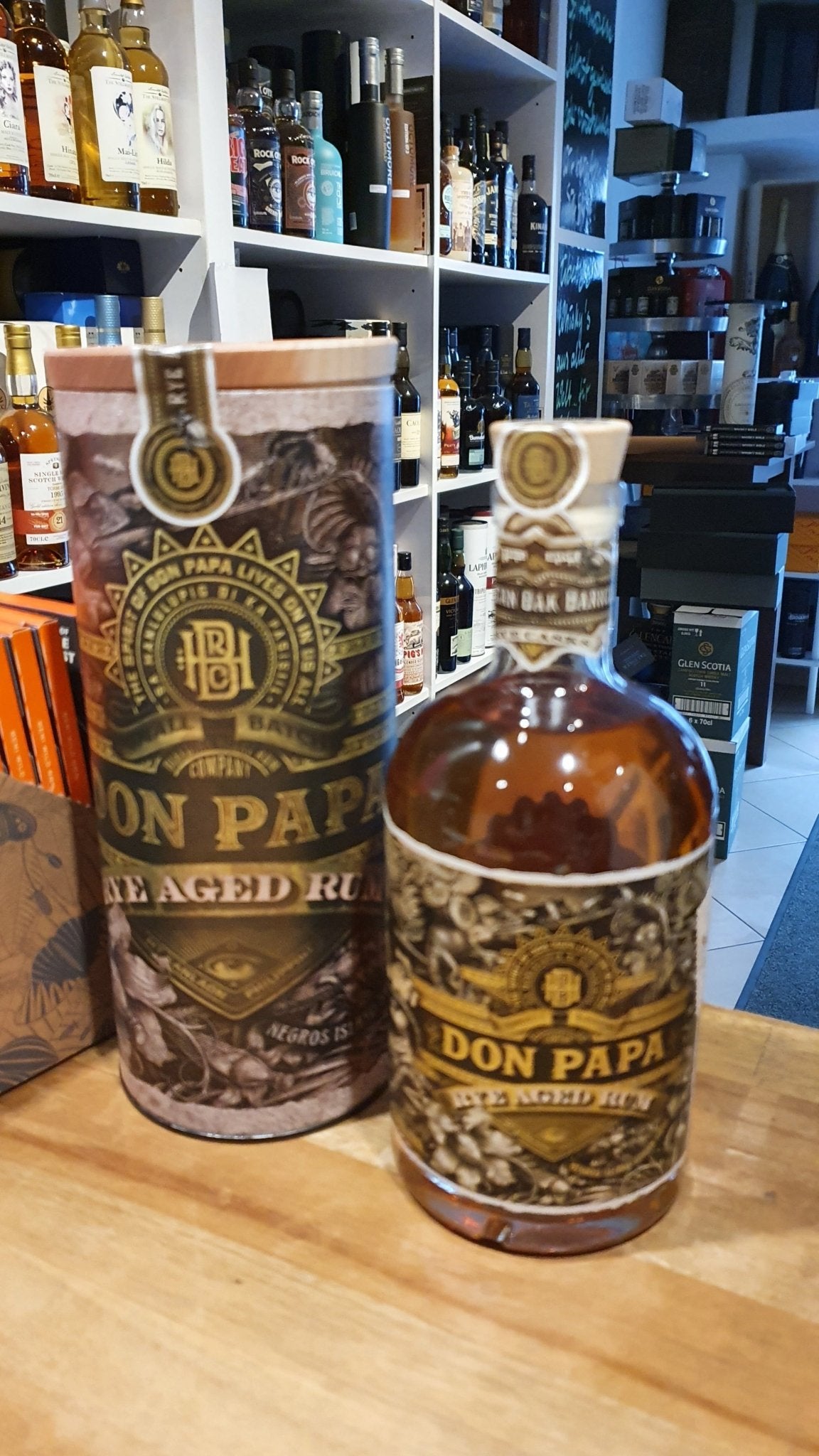 Don Papa Rum Rye American oak cask édition limitée 0.7 45% un rhum très rare des Philippines. En chêne américain
