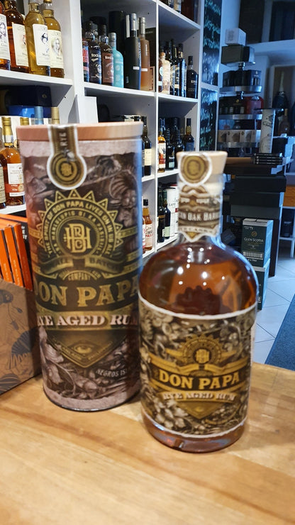 Don Papa Rum Rye American oak cask édition limitée 0.7 45% un rhum très rare des Philippines. En chêne américain
