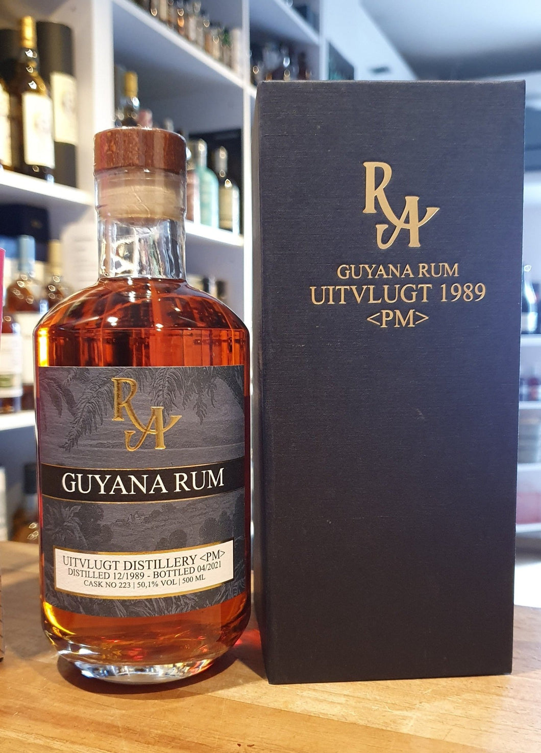 RA Rum Artesanal single cask Rum Guyana Uitvluigt 31y 50,1% 0,5 l single cask  Port Mourant Double Wooden Vat Sti 1989  2021