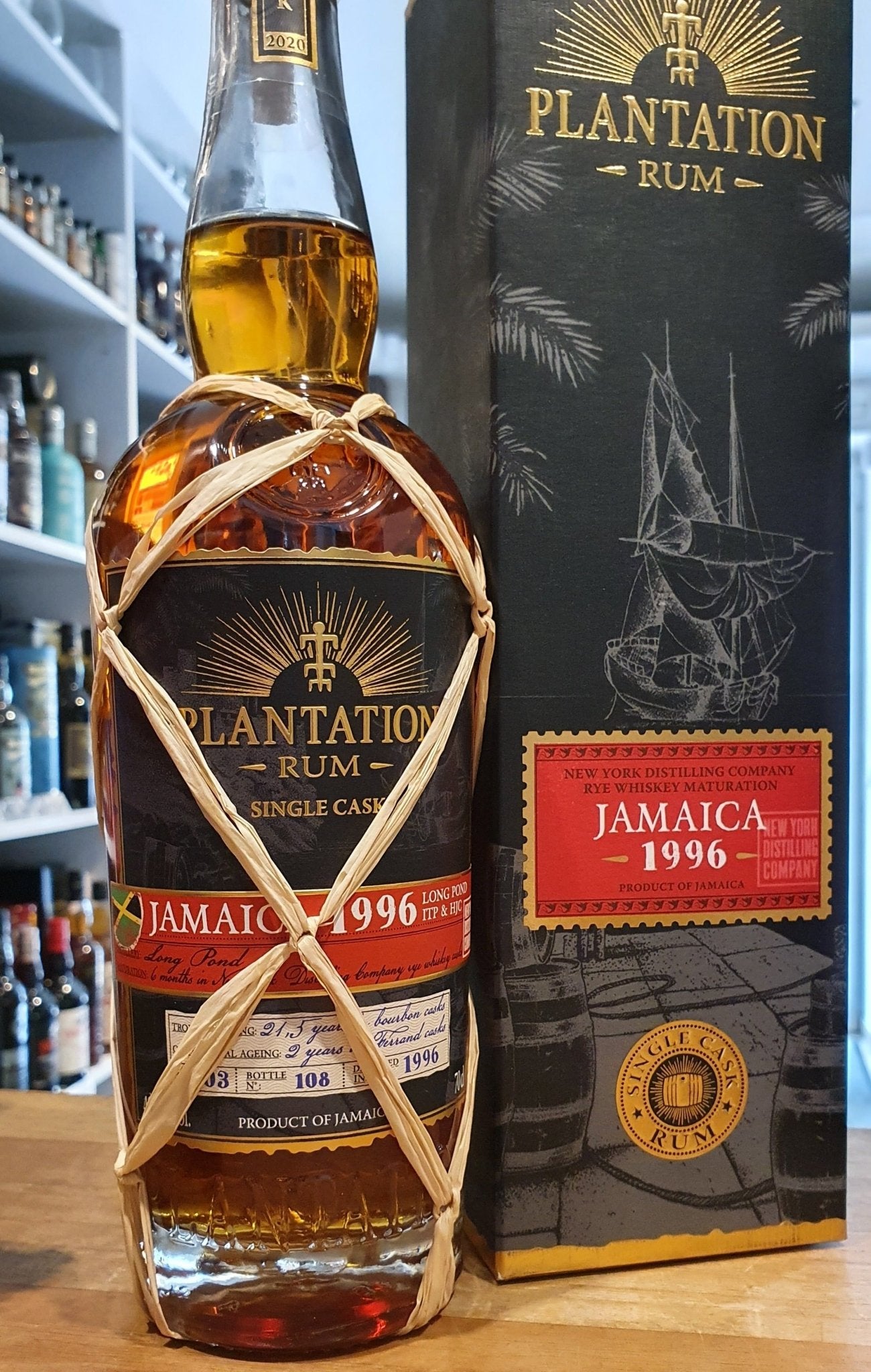 Plantation Rum Jamaica Long Pond 23y 1996 2020 XO 0,7l 49,1%vol. Fassabfüllung 21,5 Jahre Bourbon, 2 Jahre Ferrand Fass und 6