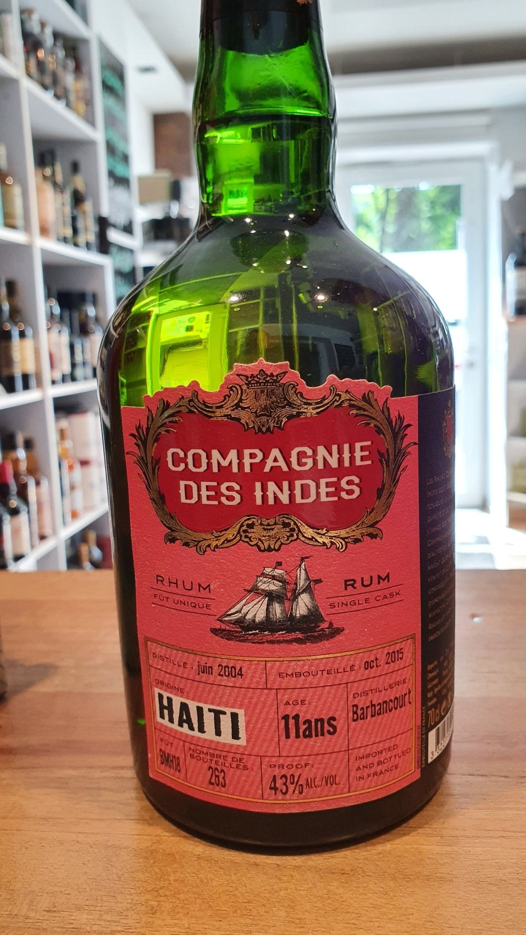 Compagnie des Indes Haiti 11y 0,7l 43%vol. cdi Rum