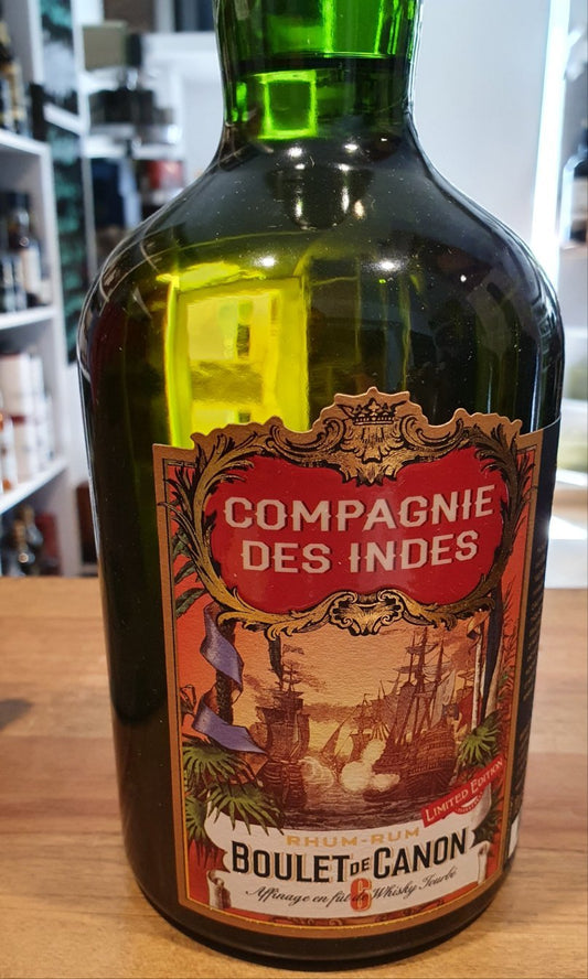 Compagnie des Indes Boulet de Canon Nr.6 cdi Rhum Rum 0,7l 46 % vol. Fassabfüllung Sonderedition limitiert auf ein Fass