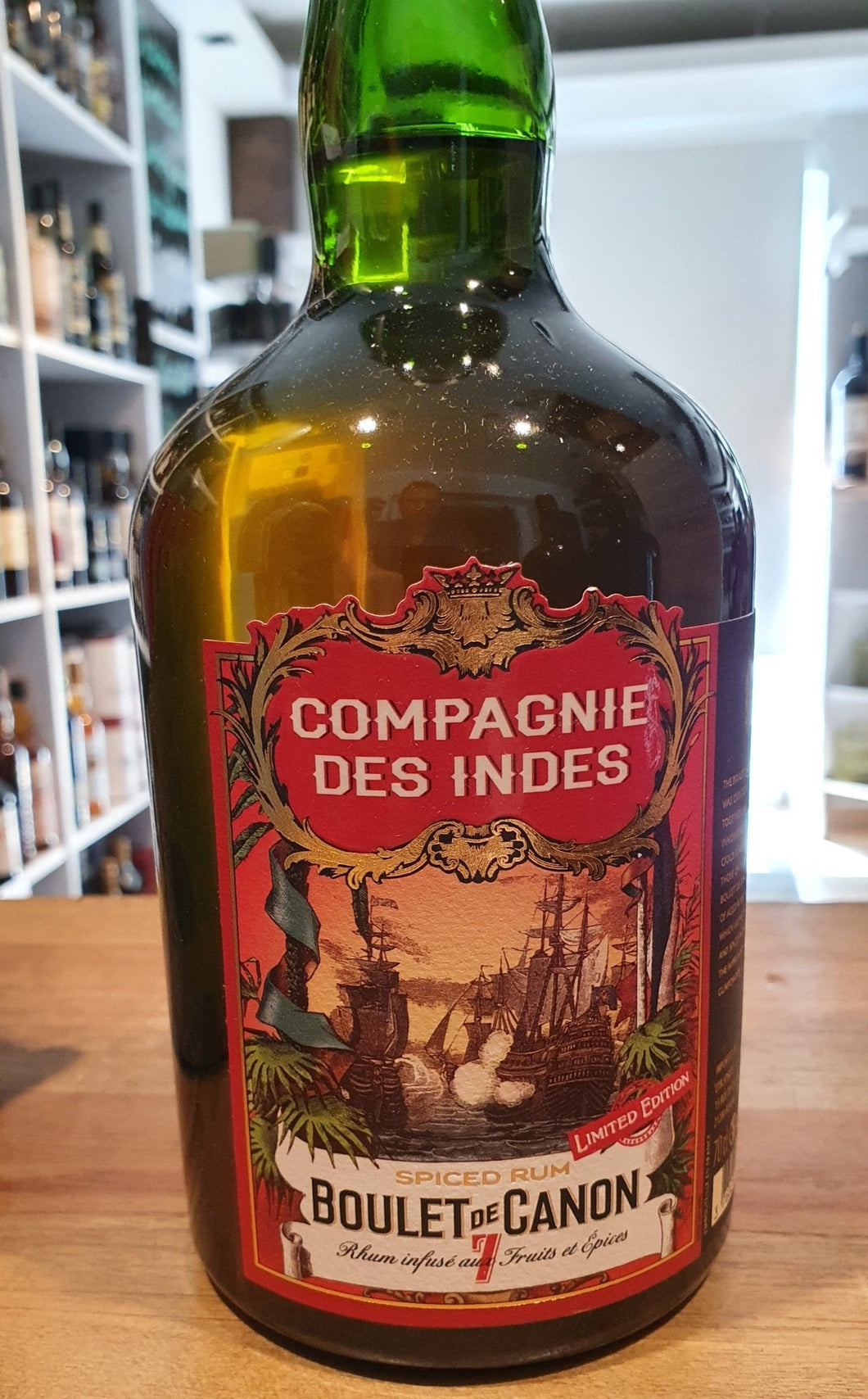 Compagnie des Indes cdi Rhum Rum Boulet de Canon Nr.7 0.7l 46 % Fassabfüllung Sonderedition limitiert auf ein Fass. B