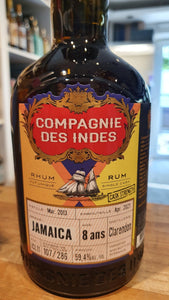 Compagnie des Indes Jamaica 8 Clarendon 2021 0,7l 59,4%vol cdi Rhum Rum