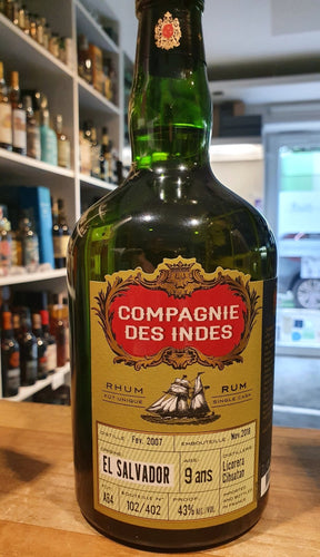 Compagnie des Indes El Salvador 9 0,7l 43%vol. Rum CDI  limitiert auf x Flaschen  Nase: fruchtige Aromen von Birne