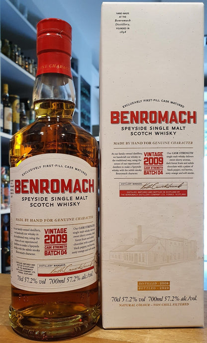 Benromach 2009 2020 Vintage Cask Strength Lot 04 0,7l 57,2% vol. whisky