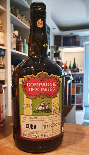 Compagnie des Indes Cuba 11 0,7l 56,9%vol. cdi Rhum Rum Fassabfüllung Sonderedition  limitiert auf ein Fass