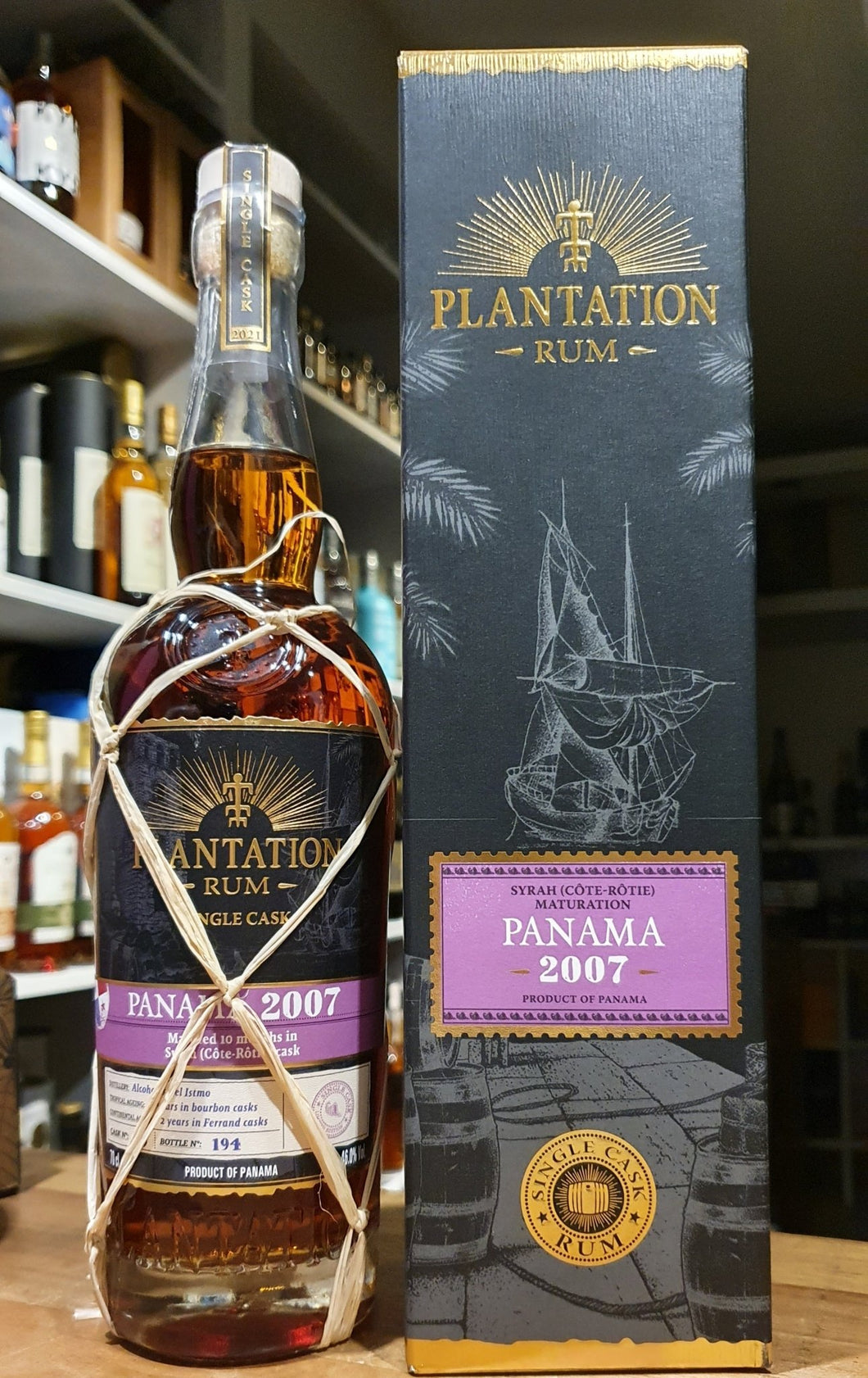 Plantation Panama 2007 2021 Syrah 14y 0,7l 46,2%vol. Rum dp