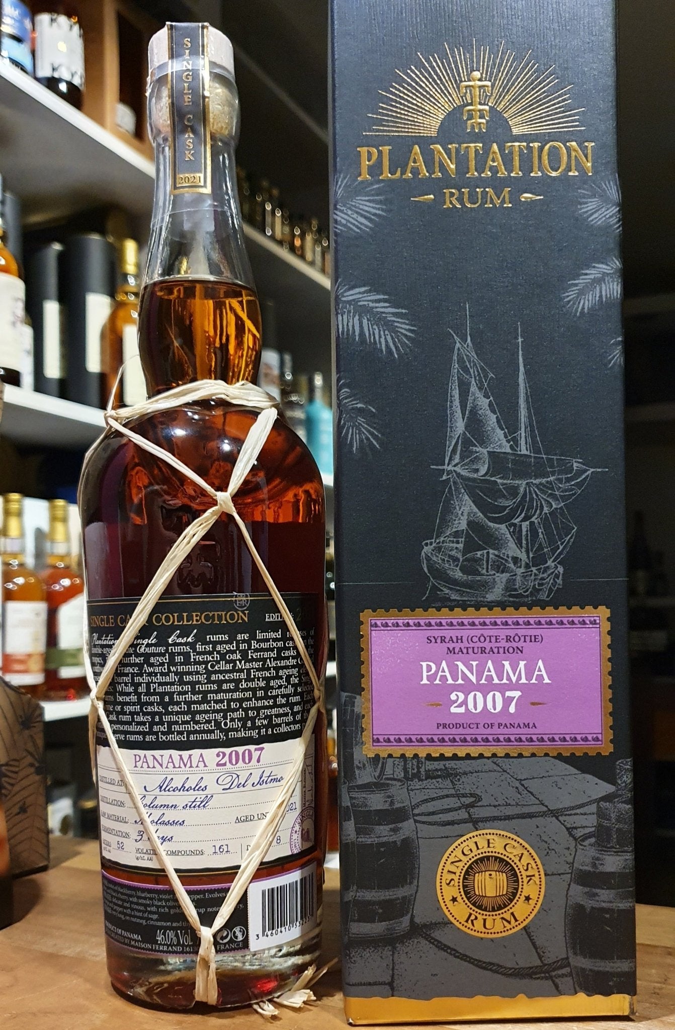 Plantation Panama 2007 2021 Syrah 14y 0,7l 46%vol. Rum dp - inn-out-shop