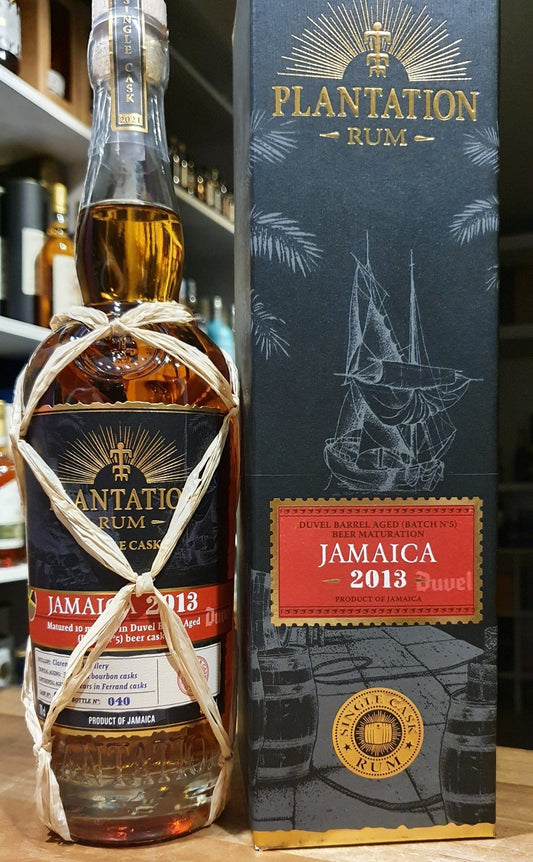 Plantation Jamaica 2013 Duvel pot 5498 2021 XO 0,7l 42,9% vol. single cask rum cask bottling Clarendon distillery