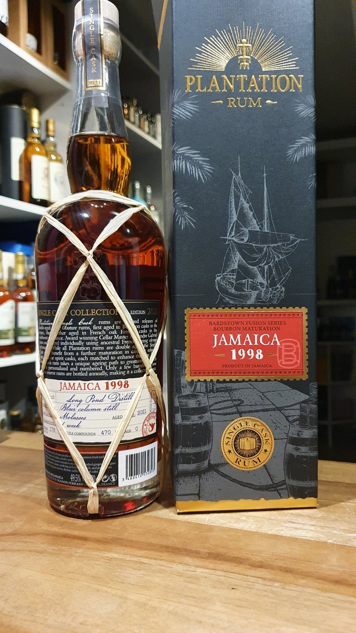 alt
Plantation Jamaica 1998 CRV 2021 XO 0,7l 49,5% obj. single cask rum stáčení z sudu speciální edice palírna Long Pond