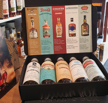 Load image into Gallery viewer, Rum Tasting Box Verkostung Geschenk Set Premium 5x 0,04l a 38-57% vol.
