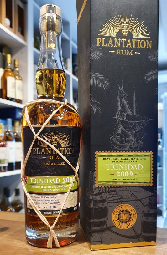 Plantation Trinidad 2009 Duvel 2021 XO 0,7l 45,3% vol. dp single cask Rum Fassabfüllung Sonderedition - inn-out-shop