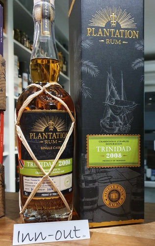 Plantation Trinidad 2008 2021 Chardonnay Chablis XO 0,7l 49,5 % vol. single cask Rum Fassabfüllung Sonderedition