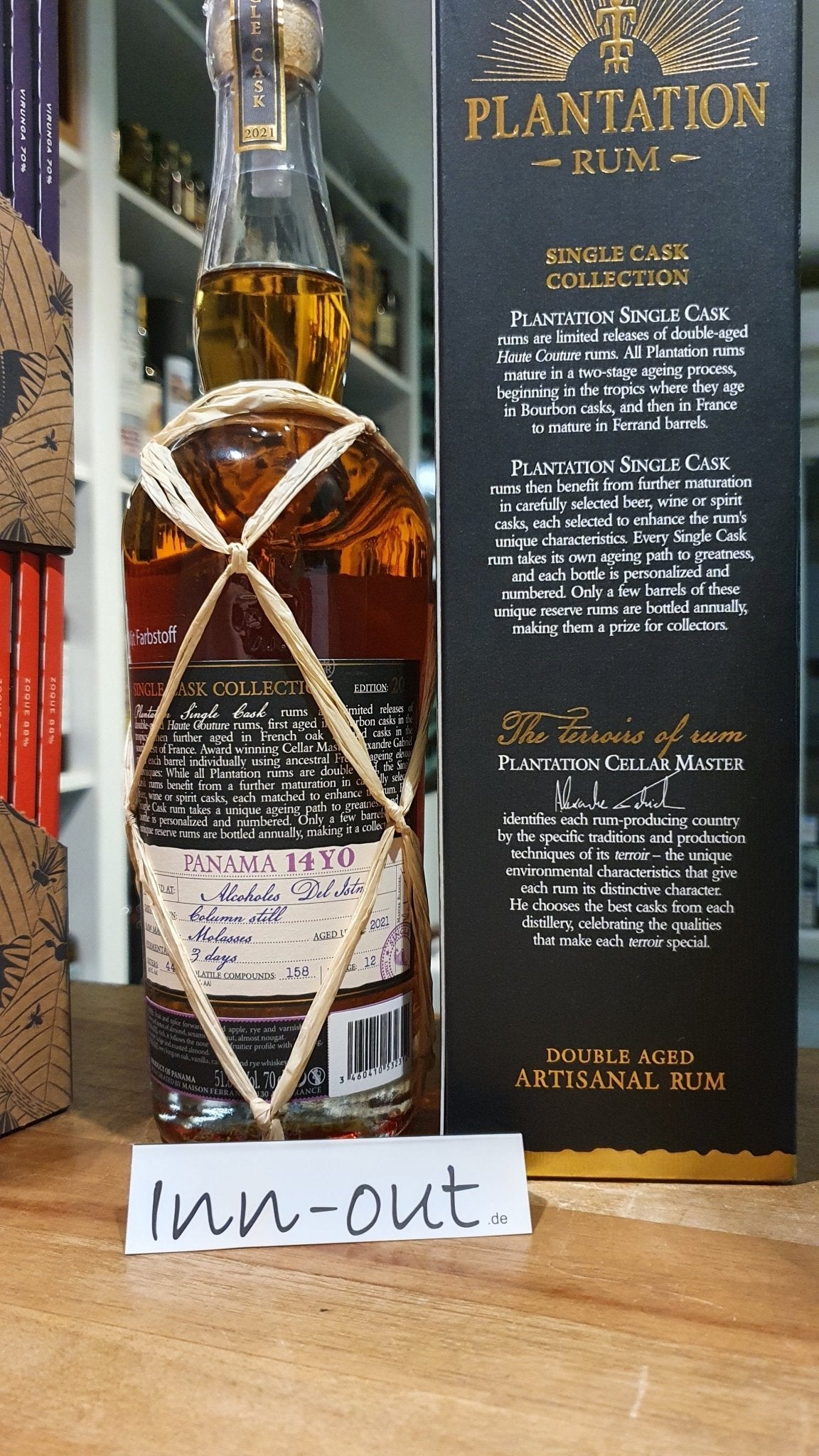 Plantation Panama 14y Rye Whiskey 2021 XO 0,7l 51,9% vol. hm single cask Rum Fassabfüllung Sonderedition limitiert