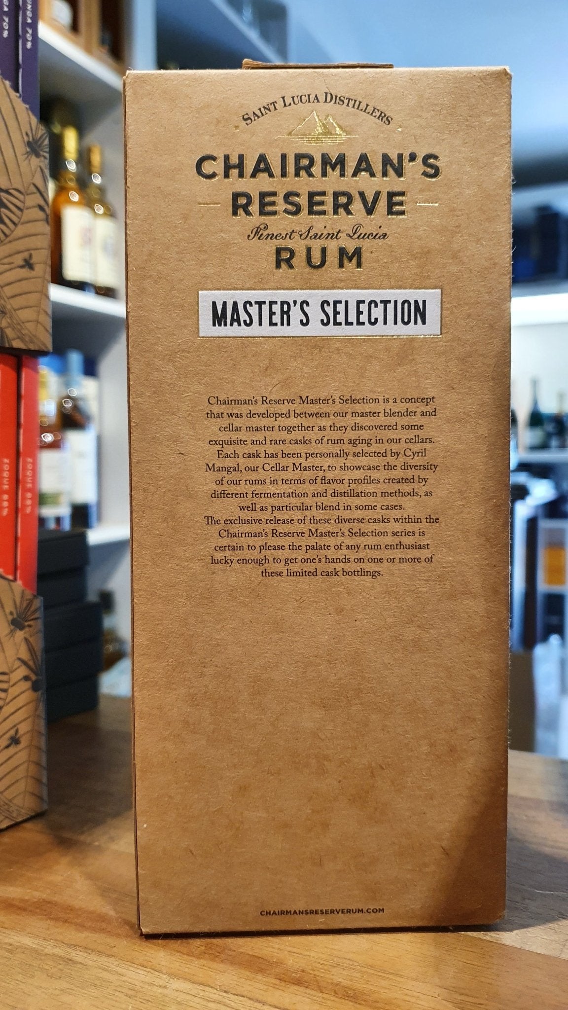 Chairman´s Reserve Master´s Selection (Old Brothers) 13y 0,7l 59,1% vol. single cask rum stáčený z jednoho sudu speciální edice -