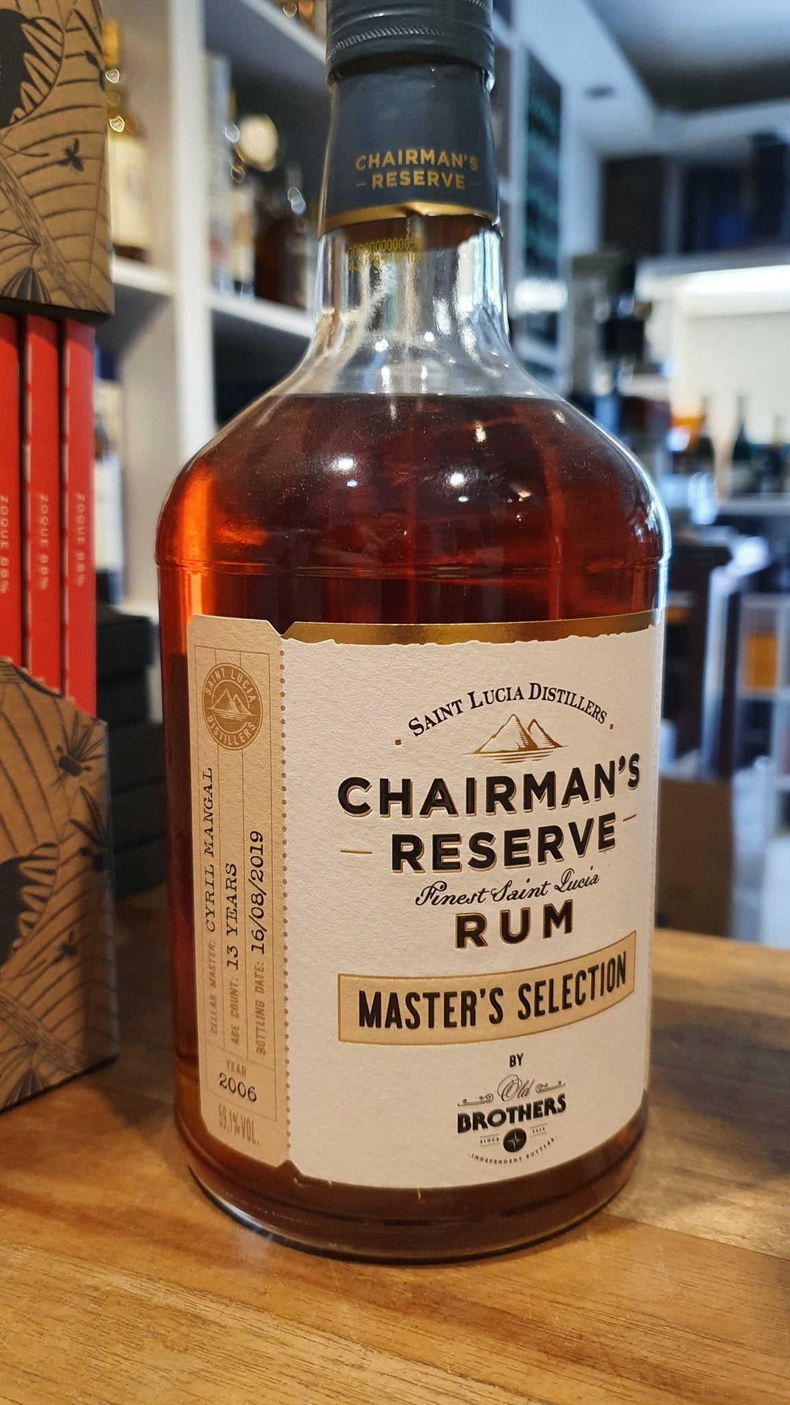 Chairman´s Reserve Master´s Selection (Old Brothers) 13y 0,7l 59,1% obj. single cask rum lahvováno ze sudu speciální edice -