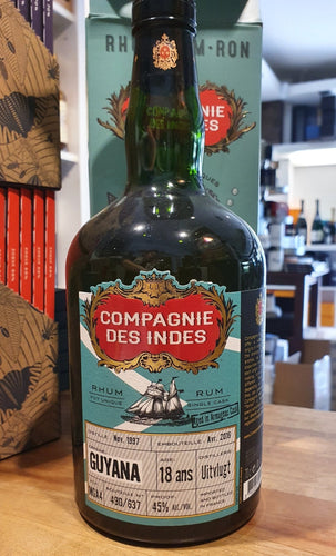 Compagnie des Indes guyana Uitvlugt 1997 2016 0,7l 45% vol. Single Cask RUM CDI