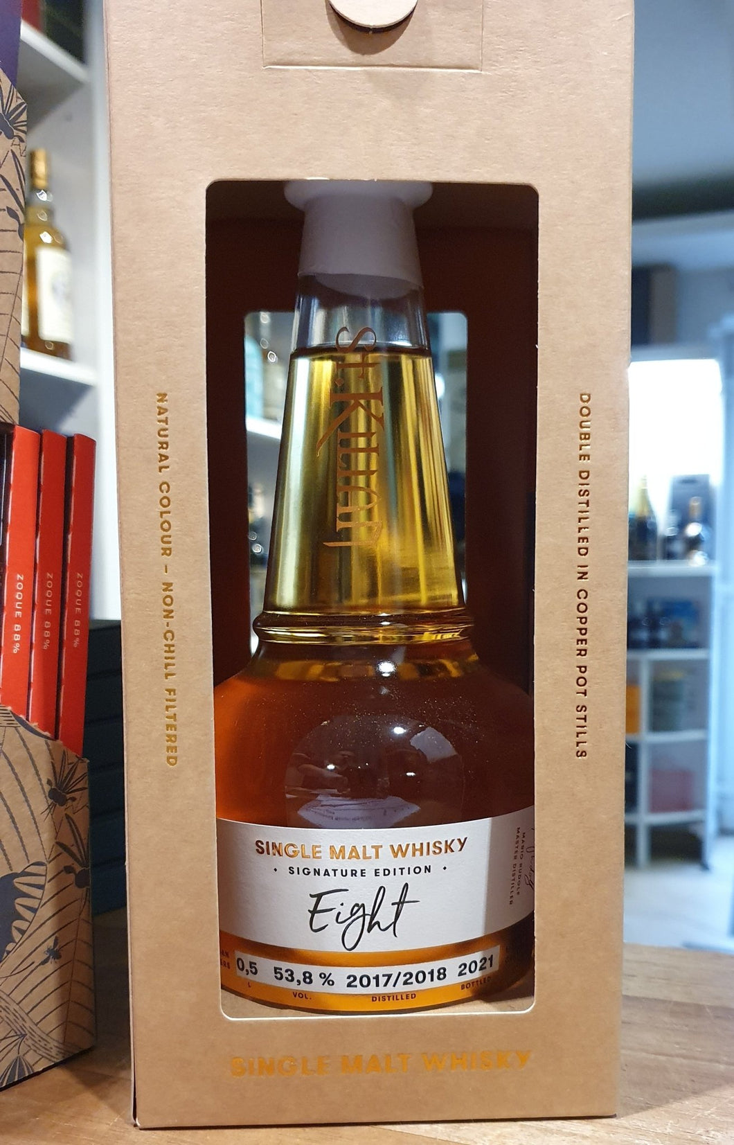 St. Kilian single malt eigth whisky 0,5l 53,8% vol.