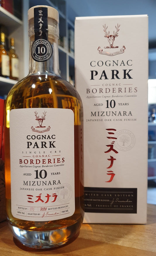 Cognac Park 10 Borderies Cognac im Mizunara Fass gelagert 0,7l 44% vol. - inn-out-shop