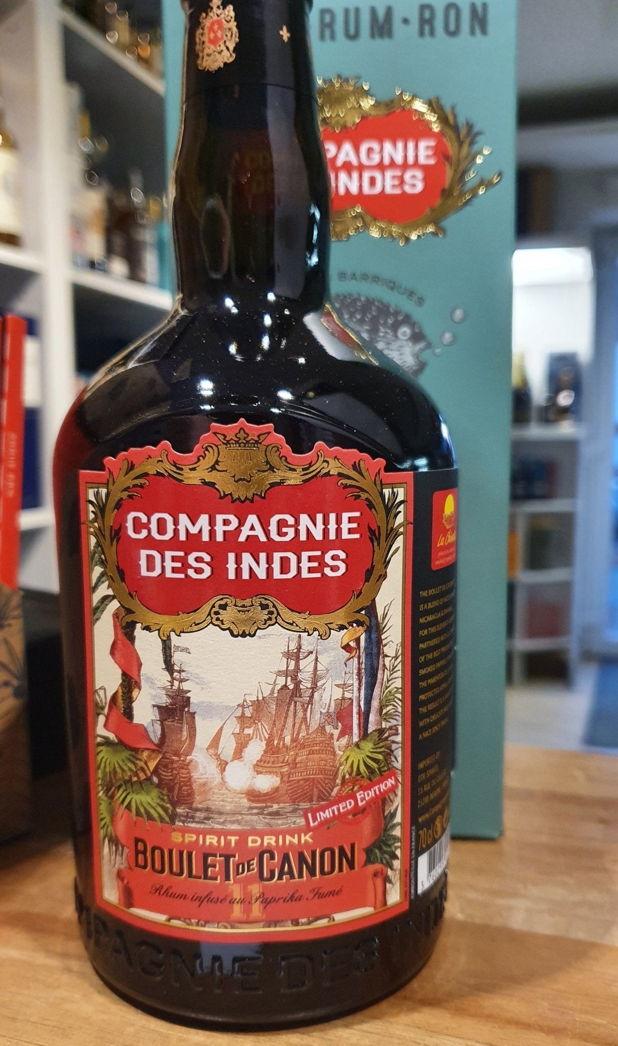 Compagnie des Indes Boulet de Canon No.11 2021 0,7l 46% vol. Cdi rum rhum Fassabfüllung Sonderedition limitiert auf ein Fass