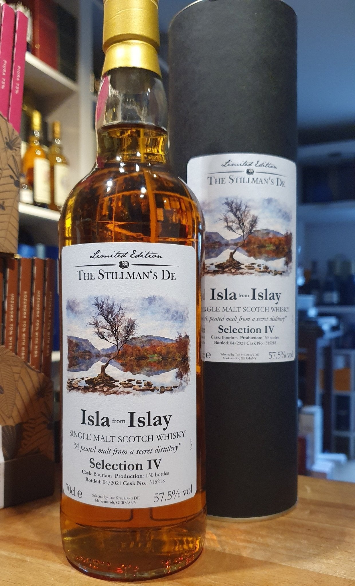 The Stillmans Whisky Isla from Islay Fassabfüllung 2020 in Fassstärke Lagavulin 0,7l 57% vol. Selection 4 ( IV) x Bourbon