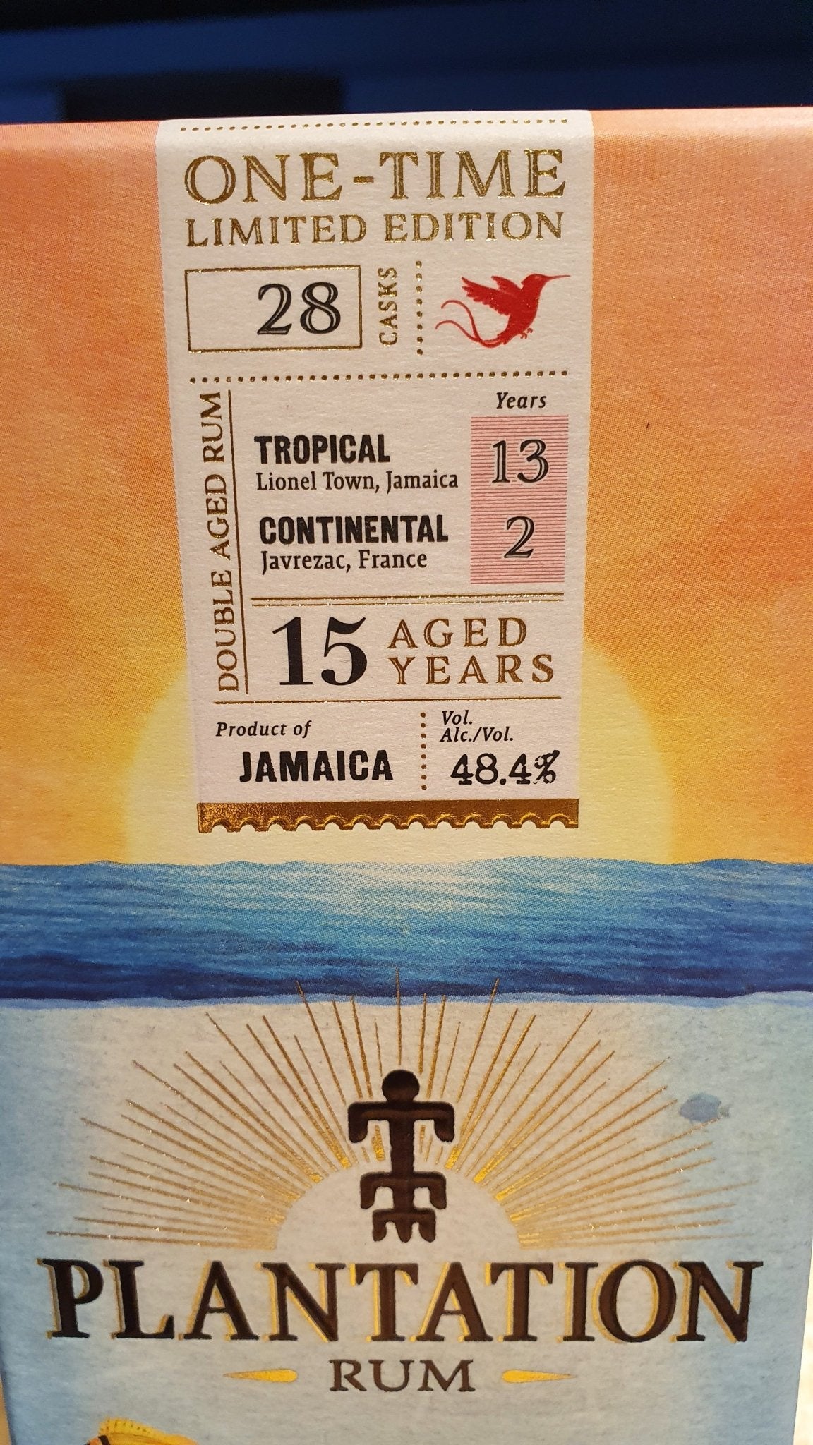 Plantation Jamaica one time MSP 2007 2021 Distillerie Clarendon 0,7l 48,4% vol. rhum édition limitée