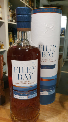 Filey Bay Sherry cask Reserve #2 Whisky 2022 0,7l 46% vol.  Geschmack: Reichhaltig, fruchtig, Bratäpfeln, Cinder T