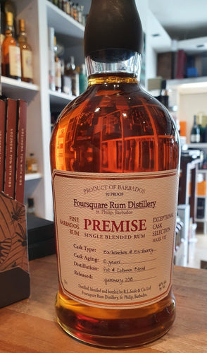 Foursquare Premise 10y jan 2018 Barbados 46% vol. 0,7l Rum Exceptional Cask Selection Mark VIII