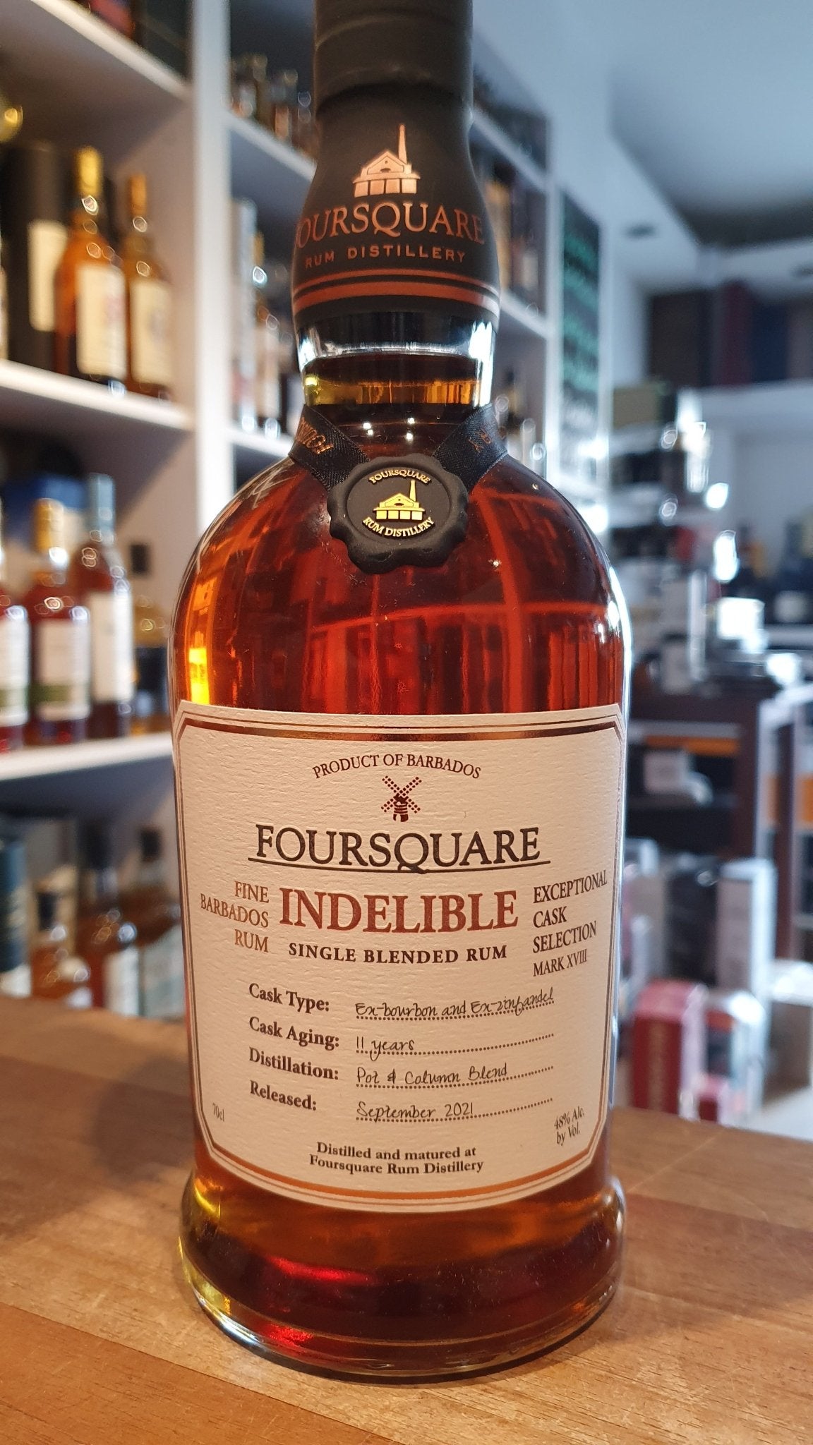 Foursquare Indelible Barbados Exceptional collection 48% vol. 0,7l limitiert limited - inn-out-shop