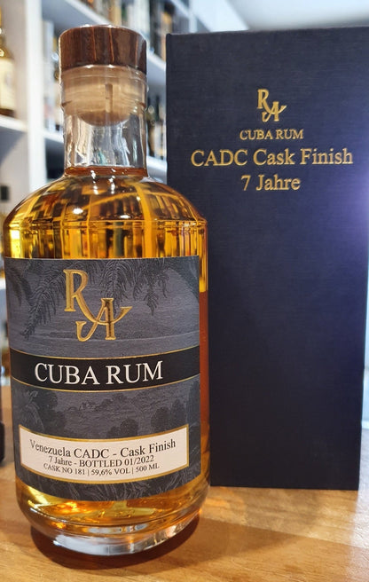RA Cuba 7y 2015 2022 CADC finish 0,7l 59,6%vol. cdi Artisanal Rum