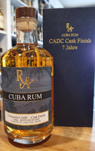 Laden Sie das Bild in den Galerie-Viewer, RA Cuba 7y 2015 2022 CADC finish 0,7l 59,6%vol. cdi Rhum Rum Artesanal
