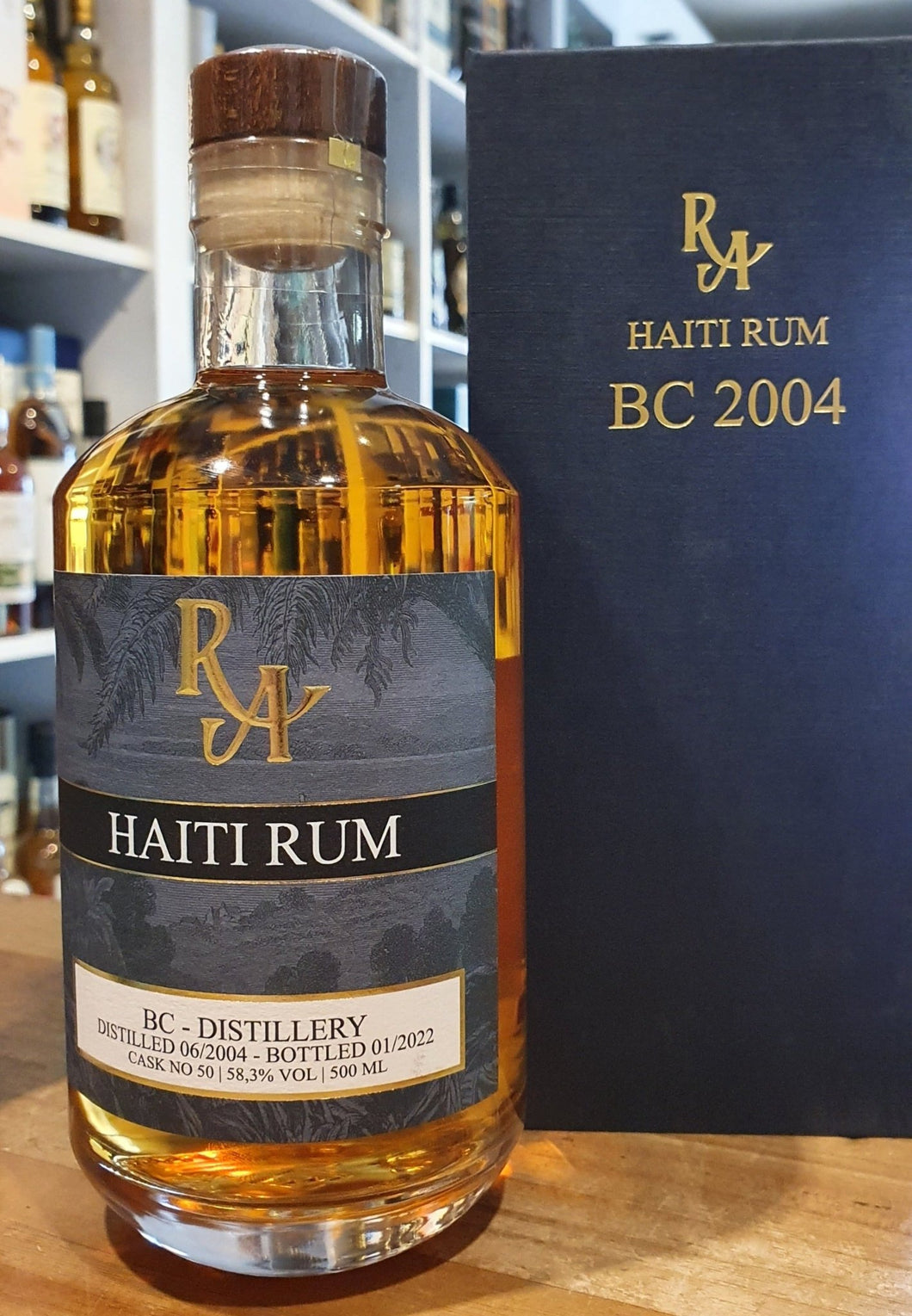 RA Haiti 18y 2004 2022 Barbancourt dist. 0,5l 58,3 % vol. single cask Rum Artesanal  Fass: #50  limitiert auf insgesamt 180 Flaschen weltweit. 