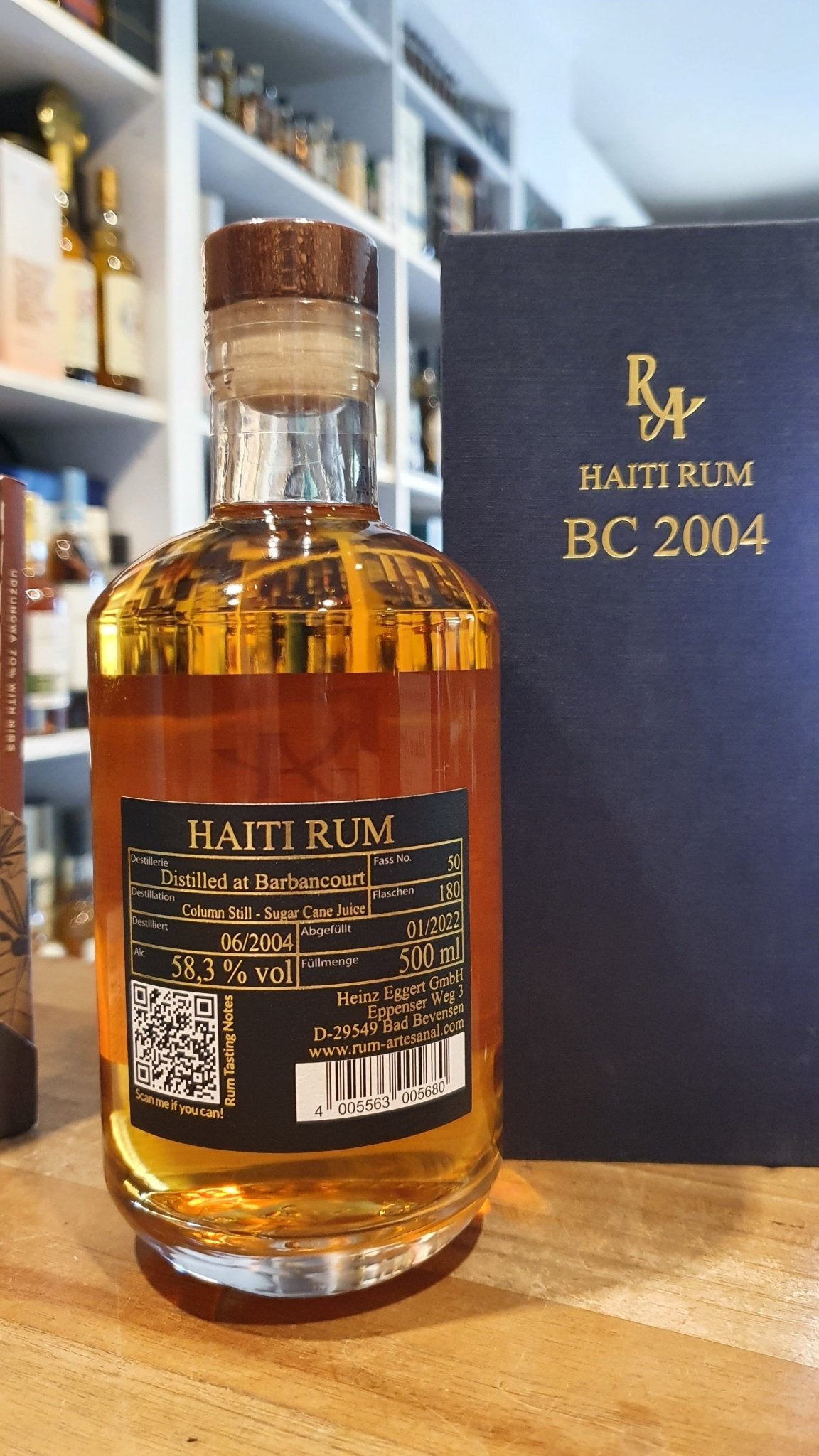 RA Haiti 2004 2022 18y Barbancourt dist. 0,5l 58,3 % vol. single cask Rum Artesanal #50