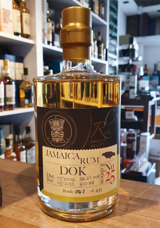 Rumclub Ed.25 Hampden HD 2009 DOK Jamaica 58,2% vol. 0,5l Single Cask Rum Club Jamaica