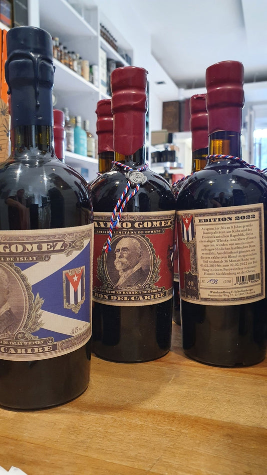 Maximo Gomez Rum Port Fass gelagert Edition 2022 abgefüllt 40% 0,5 l Dominikanische Republik limitada