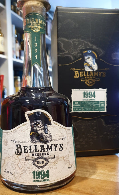 Bellamy's Reserve 28y 1994 Guyana Enmore 2022 0,7l 51,8 %vol. Single cask Rum Fassstärke