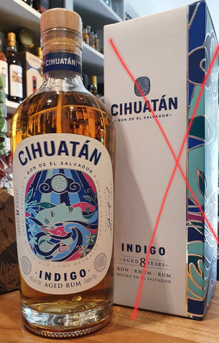 Cihuatan Indigo 8y Rum el salvador 0,7l 40% vol. OHNE Dose !