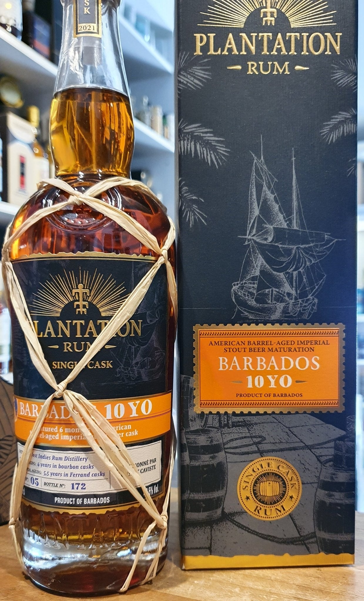 Plantation Barbados 10 Brooklyn Black Imperial Stout american beer barrel aged 2021 XO 0,7l 48,5% vol.