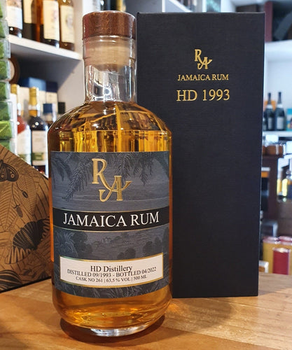 RA Jamaica HD 29y 1993 2022 Hampden Dist. 63,5% 0,5l Single cask Rum Artesanal #261 limitiert auf 168