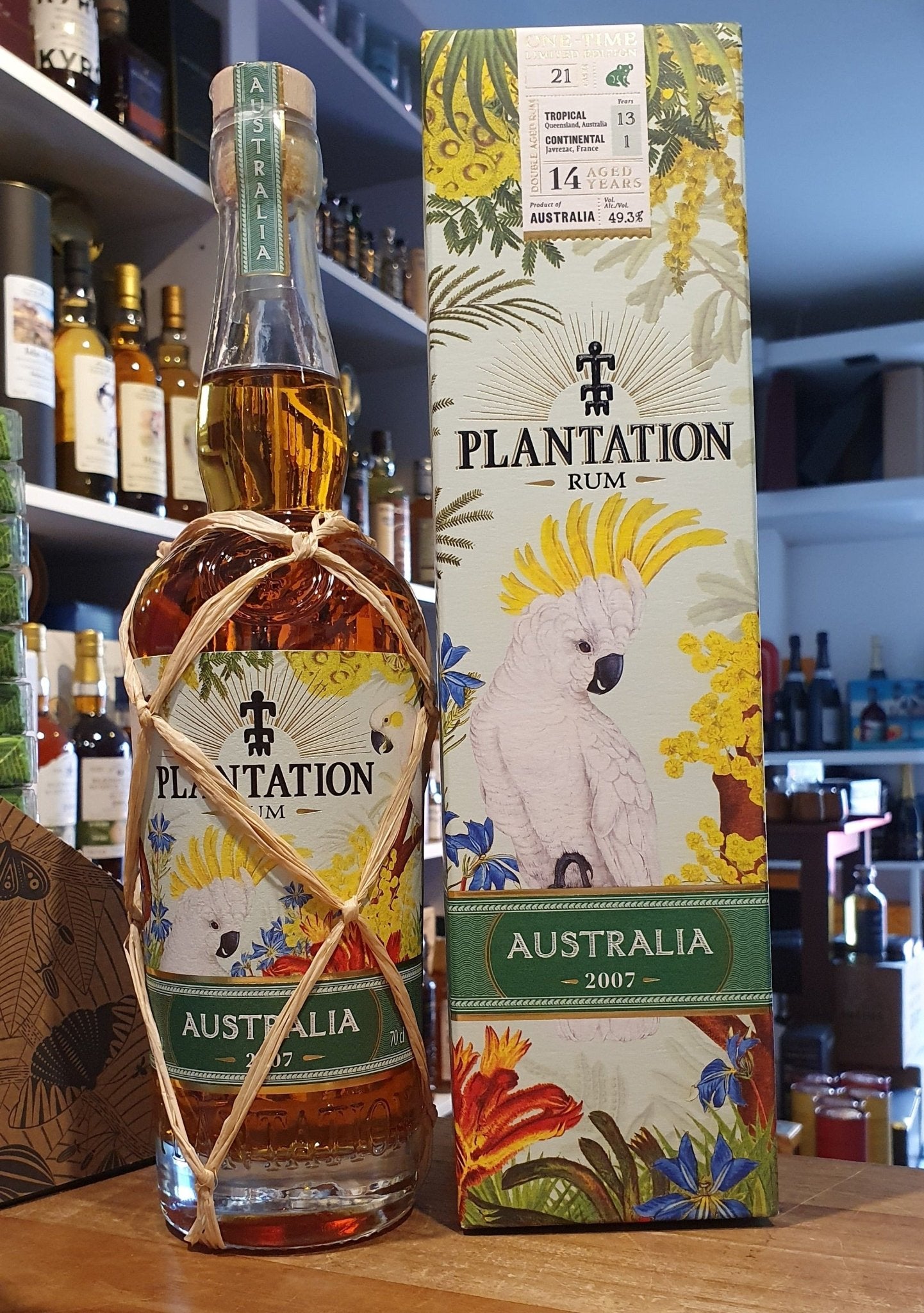 Plantation one time Australia 14y 2007 0,7l 49,3% vol. limited Edition Rum Sonderedition limitiert