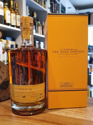 The Nine Springs 2022 Ex port 1 single cask 7y Whisky 0,5l 48% vol. Eichsfeld yellow - inn-out-shop