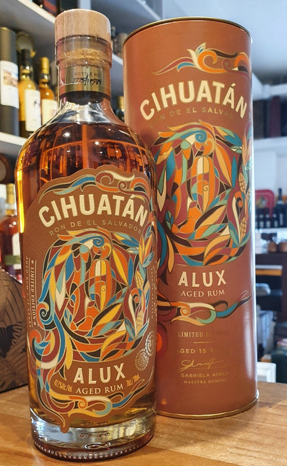 Cihuatan Alux 15y 2022 0,7l 43,2% vol. Rum el Salvador. Ron de El Salvador limited edition Blend