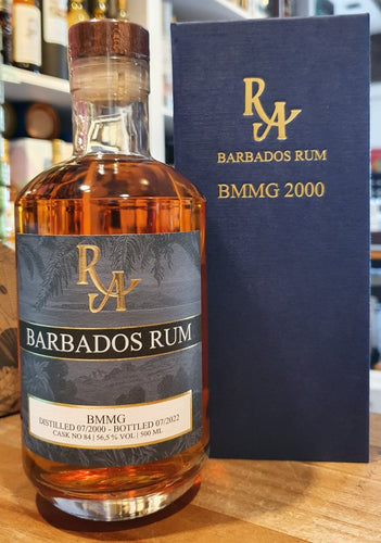 RA Barbados 22y 2000 Herbst 2022 BMMG Dist. 0,5l 56,5% vol. Single Cask Rum Artesanal #84 Pott still