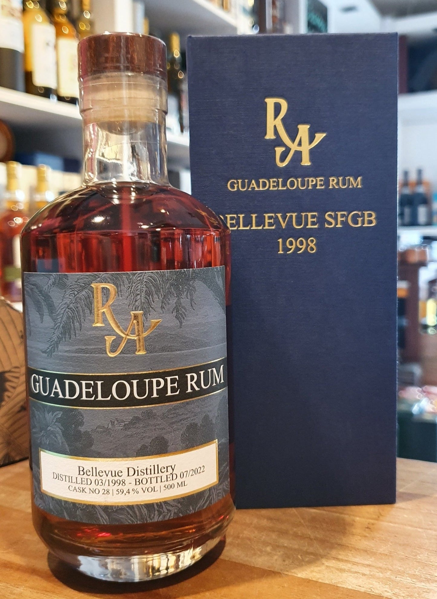 RA Guadeloupe 24y 1998 Herbst 2022 Bellevue SFGB x  Dist. 0,5l 59,4% vol. single cask Rum Artesanal #28
