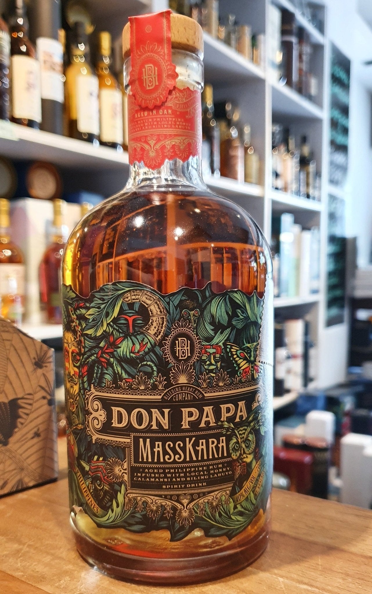 Don Ron Papa Masskara 40% obj. 0,7L  Filipíny , Rum Typ: sladká melasa, ovocný, jemný  na bázi rumu -