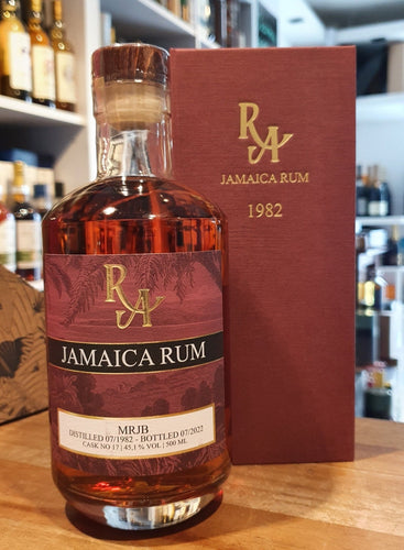 RA Jamaica 40y 1982 Herbst 2022 Cuve MRJB x Distillery 0,5l 45,1% vol.  Rum Artesanal Mark: MRJB